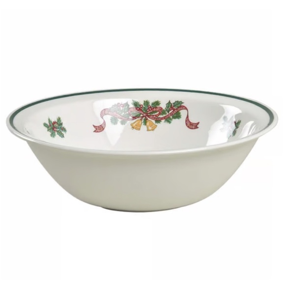 JOHNSON BROTHERS Victorian Christmas (Made in England) 8" Round Vegetable Bowl - Picture 2 of 8